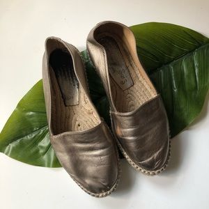 MADE IN SPAIN. LEATHER ESPADRILLES